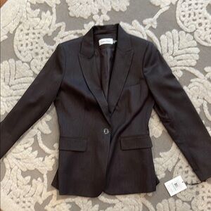 Calvin Klein Brown Tailored Blazer